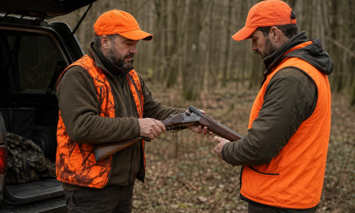 Prêt d'arme entre chasseurs