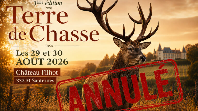 Gironde : le salon Terre de Chasse annulé à deux semaines du rendez-vous