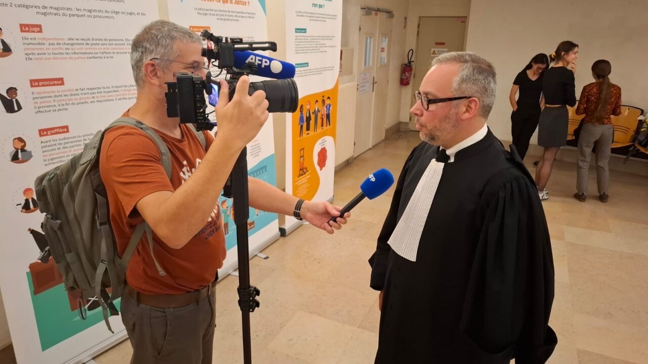 Maître Michaël Grienenberger-Fass interrogé sur l'affaire Bouygues. Crédit : Les amis des chemins de Sologne