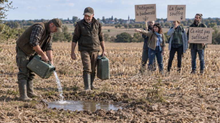 Pas-de-Calais : les chasseurs abreuvent la faune, les écolos critiquent encore !