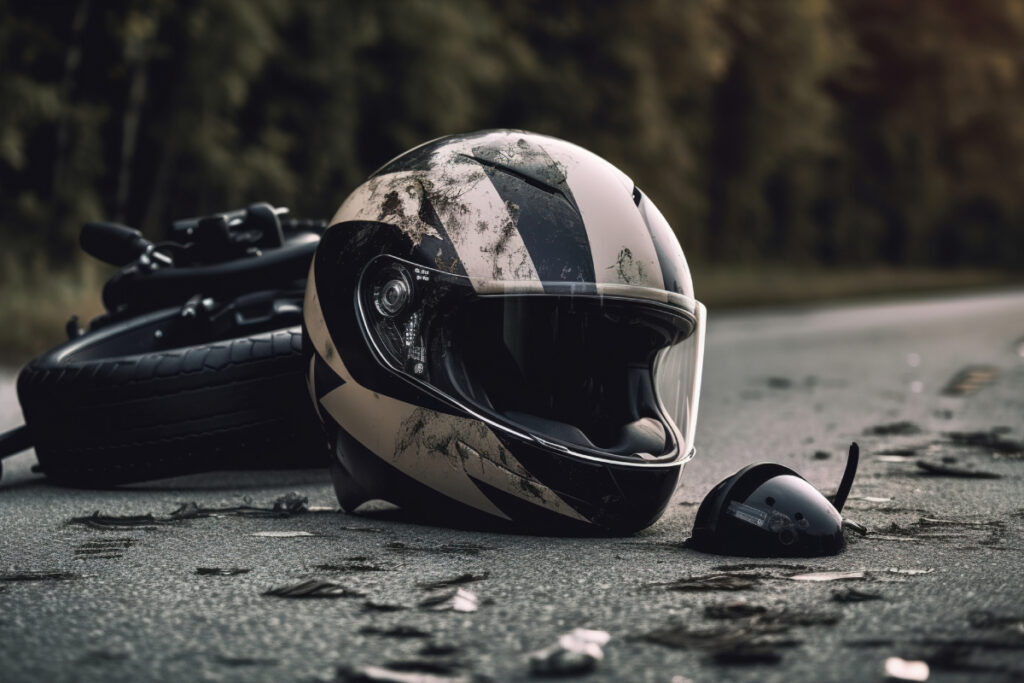 Collision moto sanglier