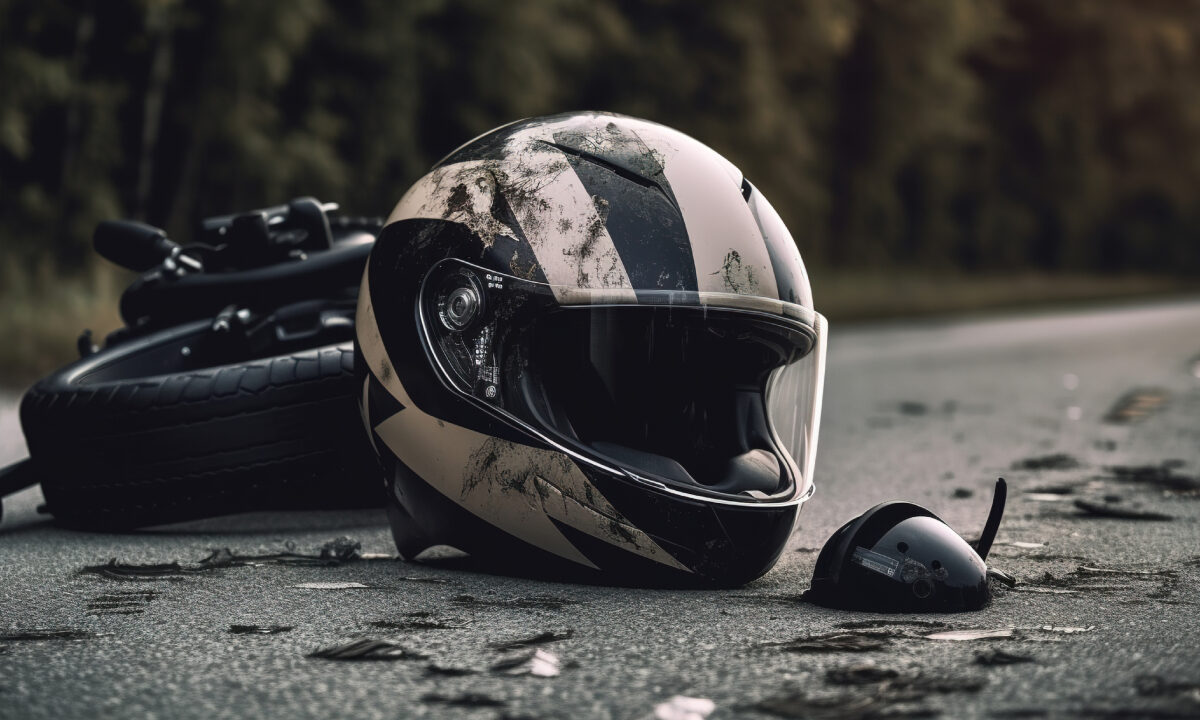 Collision moto sanglier