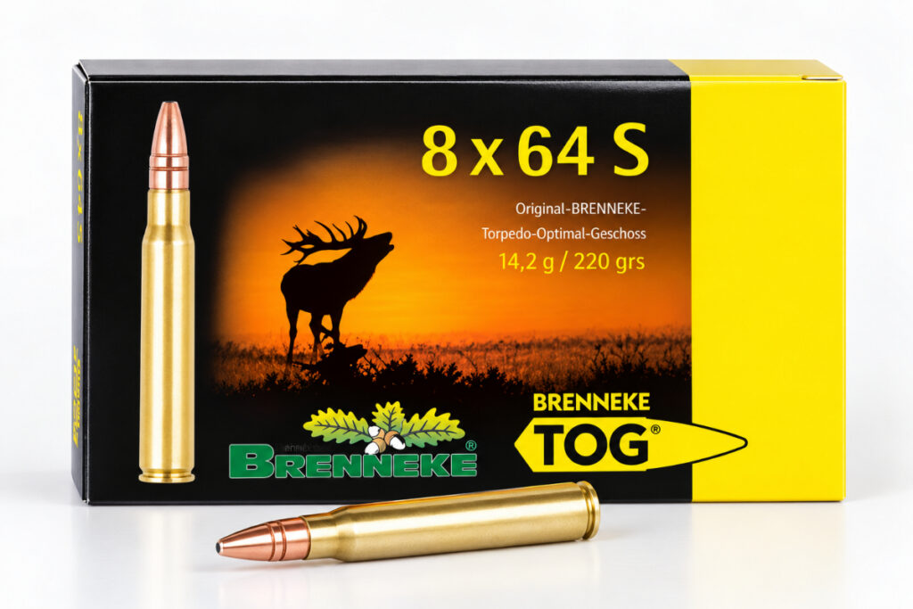 Munitions 8x68 S Brenneke TOG 220 grains