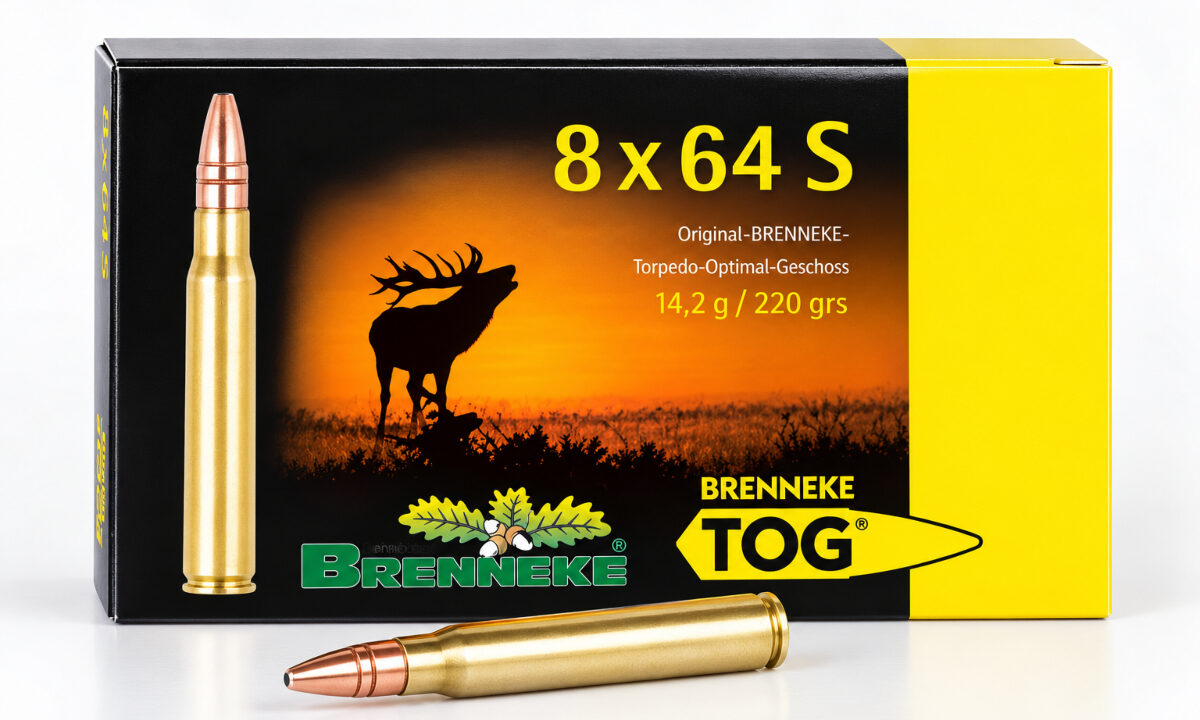 Munitions 8x68 S Brenneke TOG 220 grains