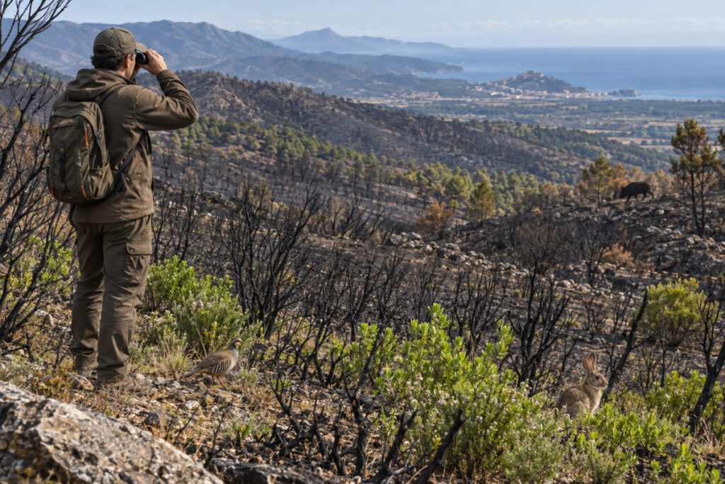 Pas de chasse au petit gibier dans les zones incendiées
