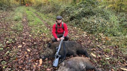 Aisne : il prélève un sanglier de 164 kilos pour sa première battue