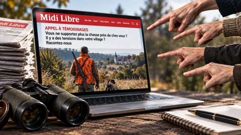 « Vous ne supportez plus la chasse ? » : Midi Libre ouvre la boîte à dénonciations