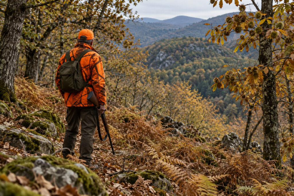 Chasseur dans les Cévennes