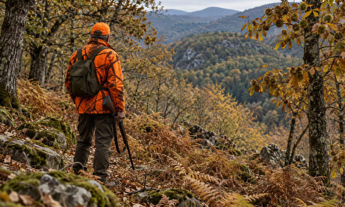 Chasseur dans les Cévennes
