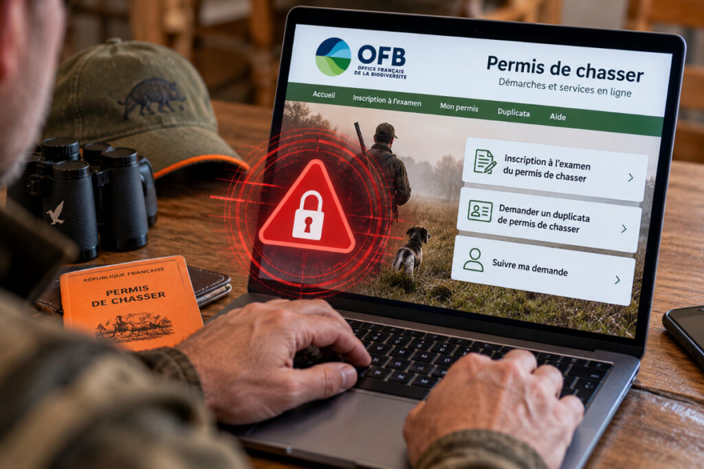Cyberattaque OFB Permis de chasser