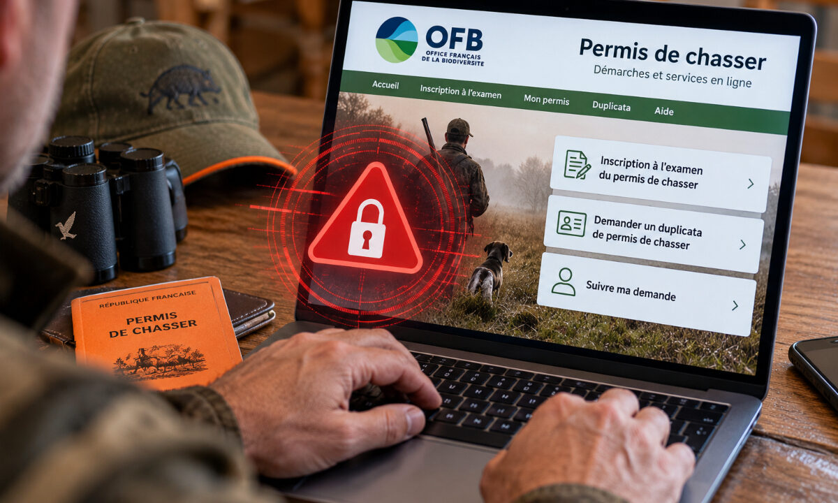 Cyberattaque OFB Permis de chasser