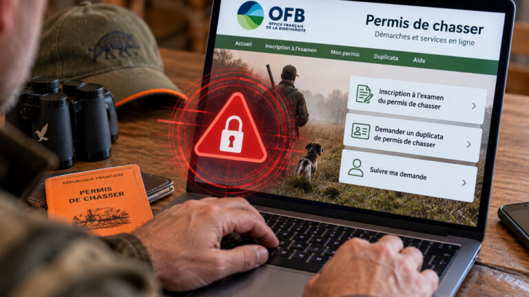 Permis de chasser : 1 200 victimes touchées par une cyberattaque