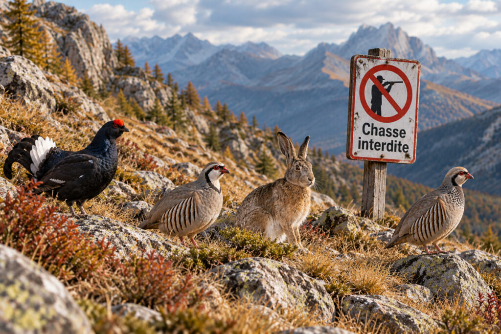 Interdiction de chasse de 4 espèces pour la FDC 04