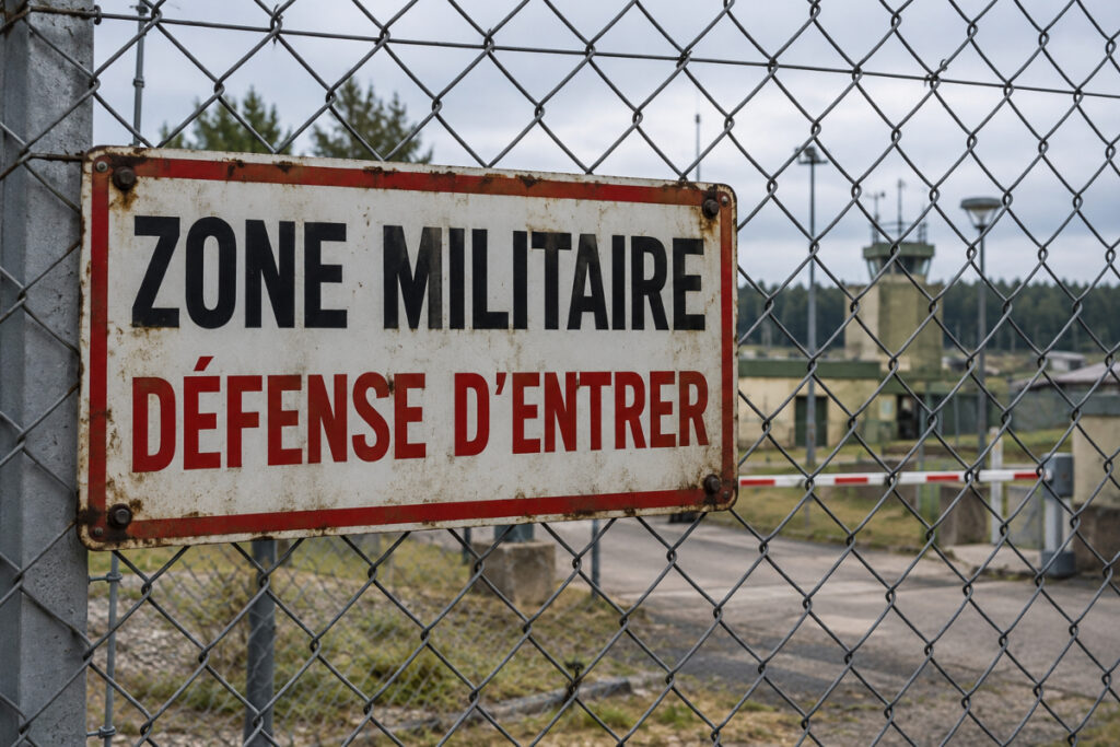 Zone Militaire Défense d'entrer